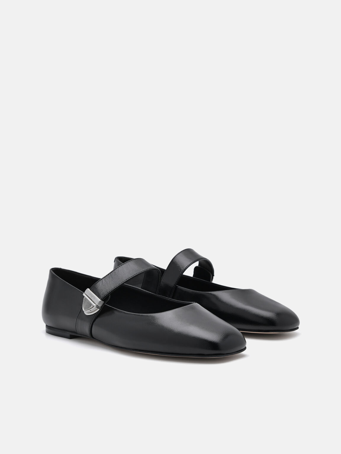 Lottie Leather Ballerina Flats, 