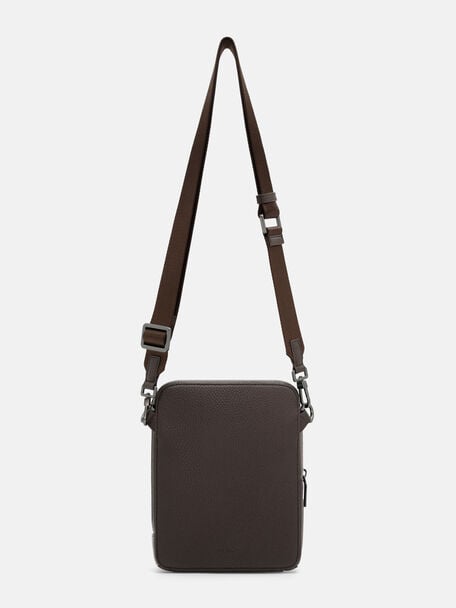 Fingerprint Lock Crossbody Bag, , hi-res