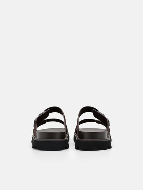 Buckle Slide Sandals, , hi-res