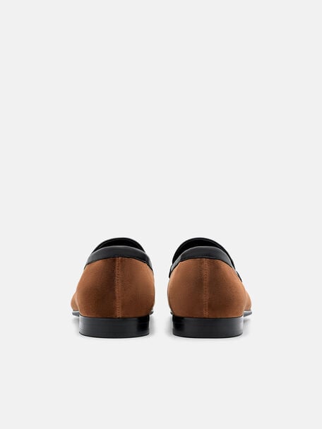 PEDRO Icon Leather Heel Sandals, Black