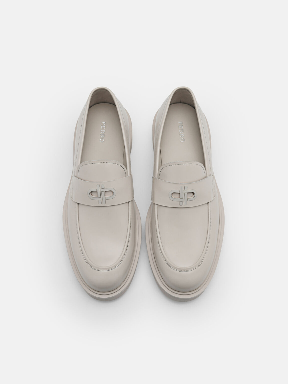 PEDRO Icon Loop Leather Penny Loafers, 