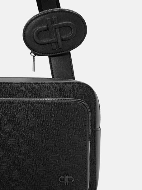 PEDRO Icon Leather Heel Sandals, Black