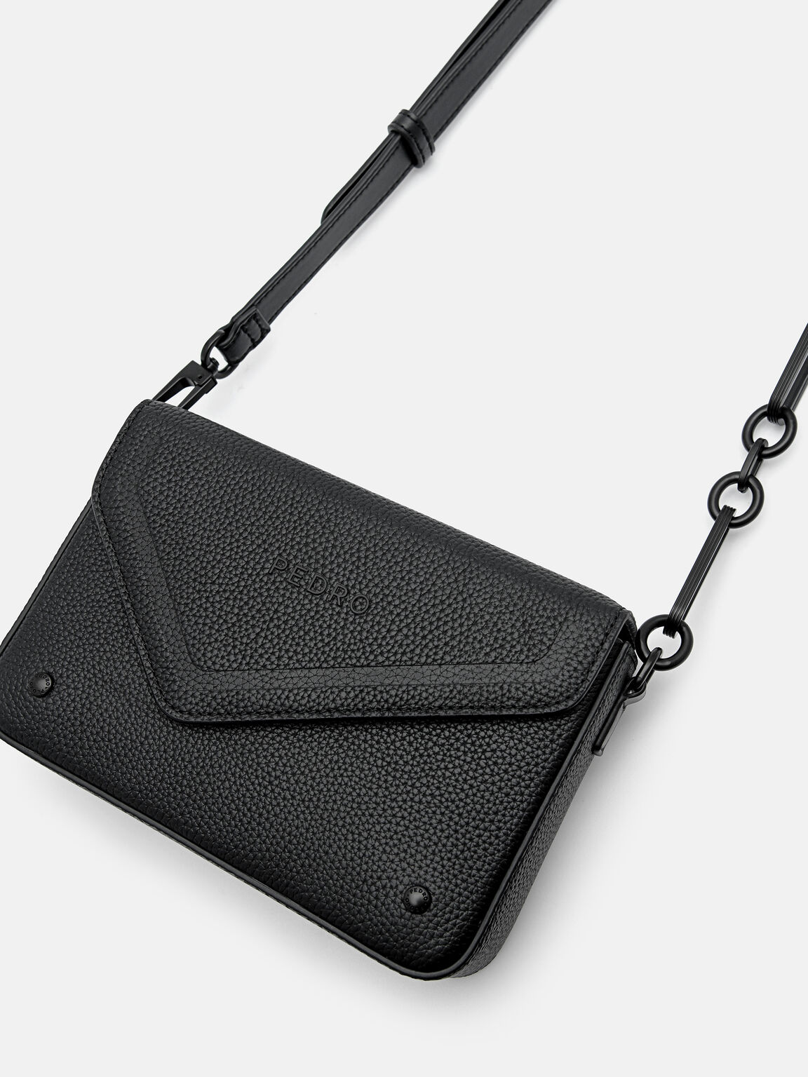 Tas Selempang Kotak dari Kulit Taper, 