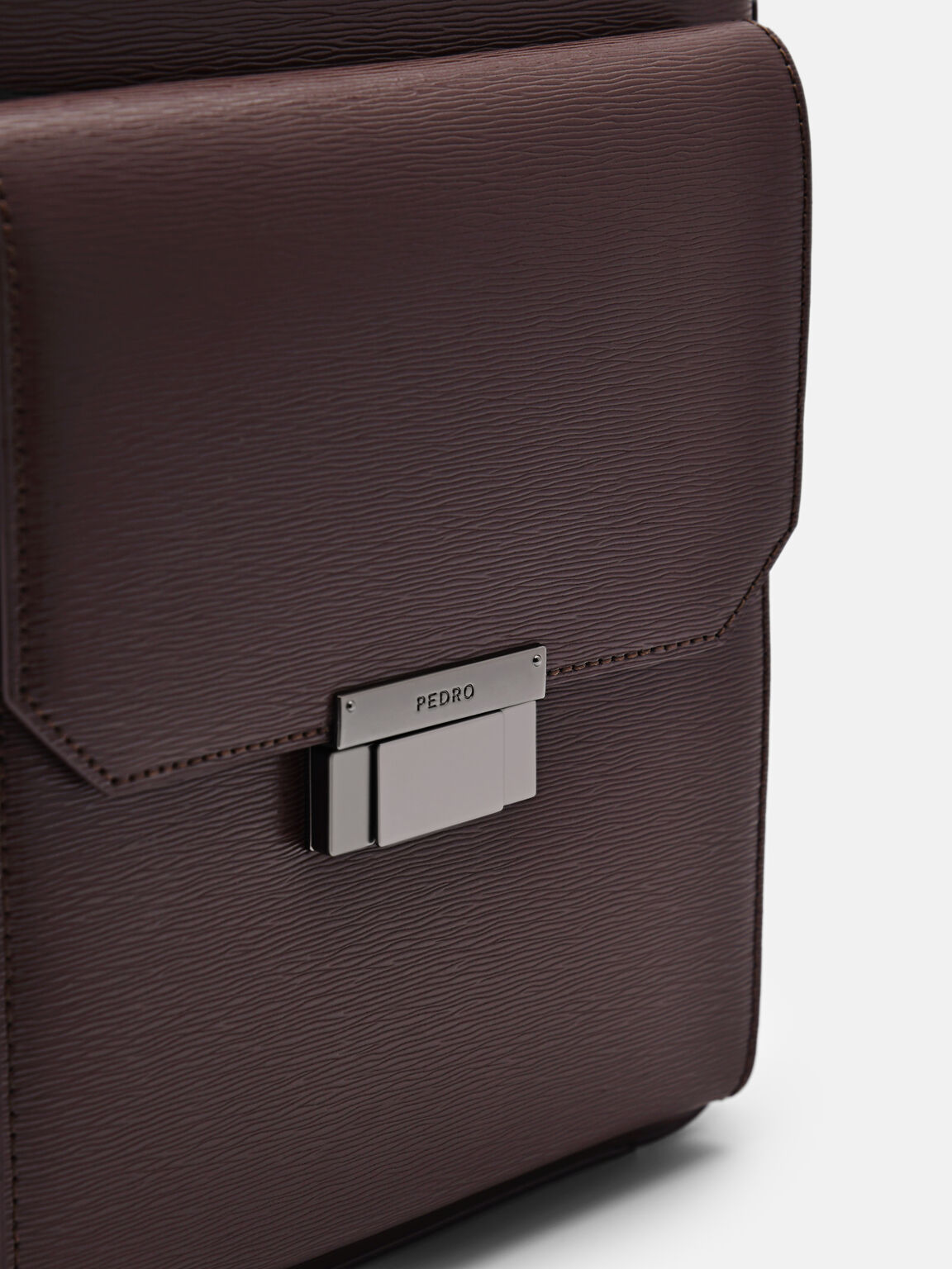 Henry Leather Sling Bag, Dark Brown