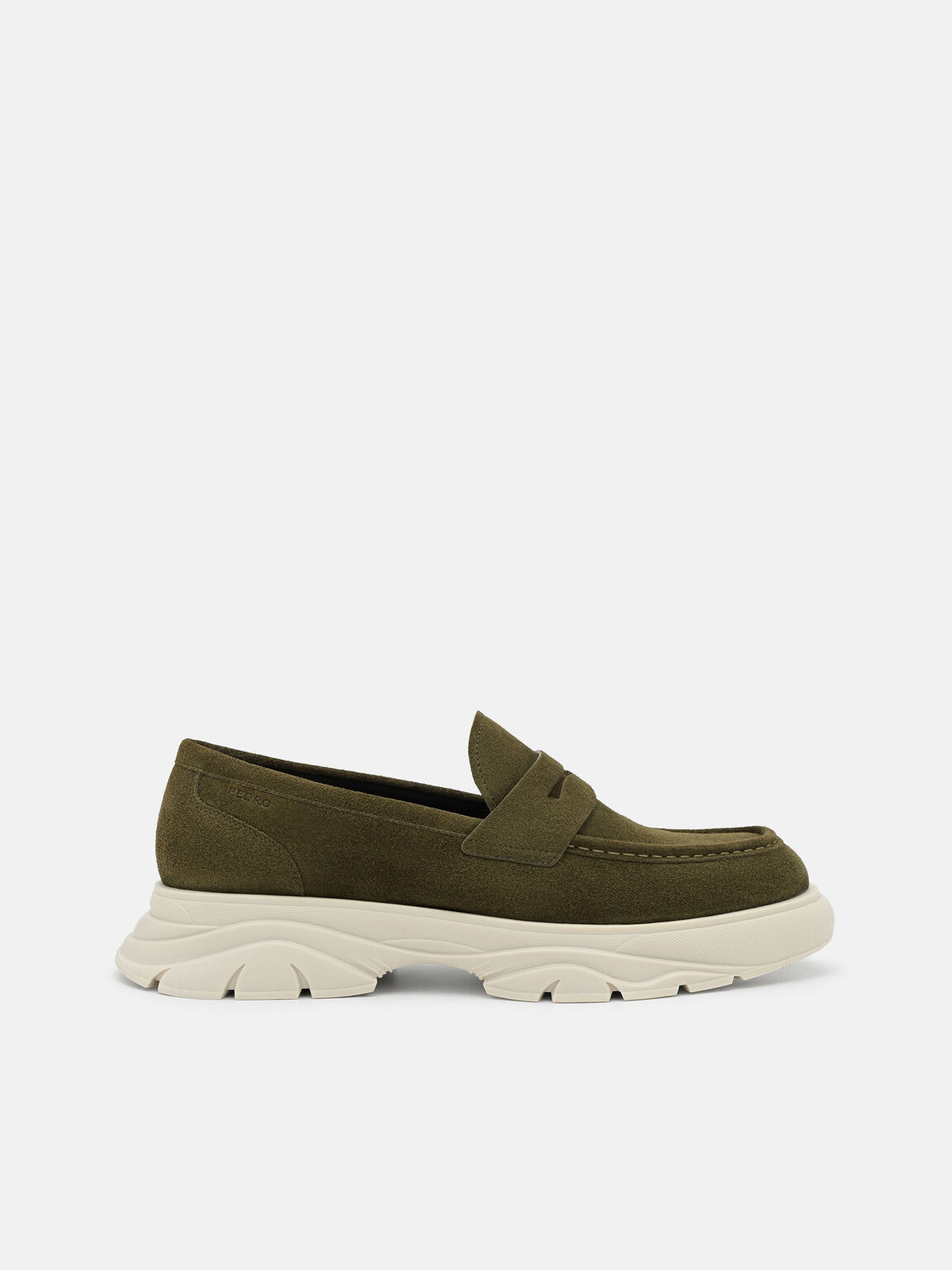 Suede Hybrix Loafers, , hi-res