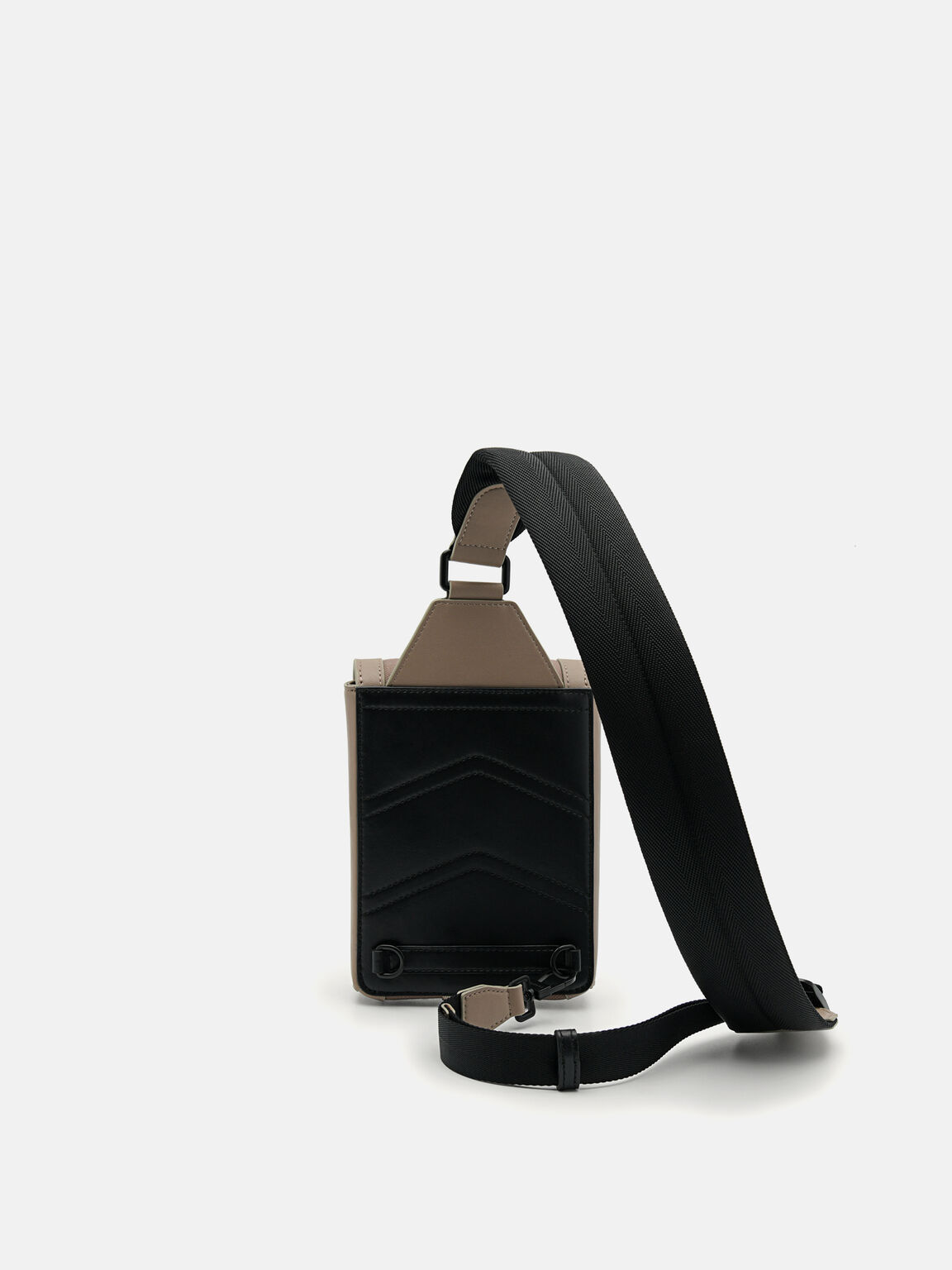 Track Sling Bag, Taupe