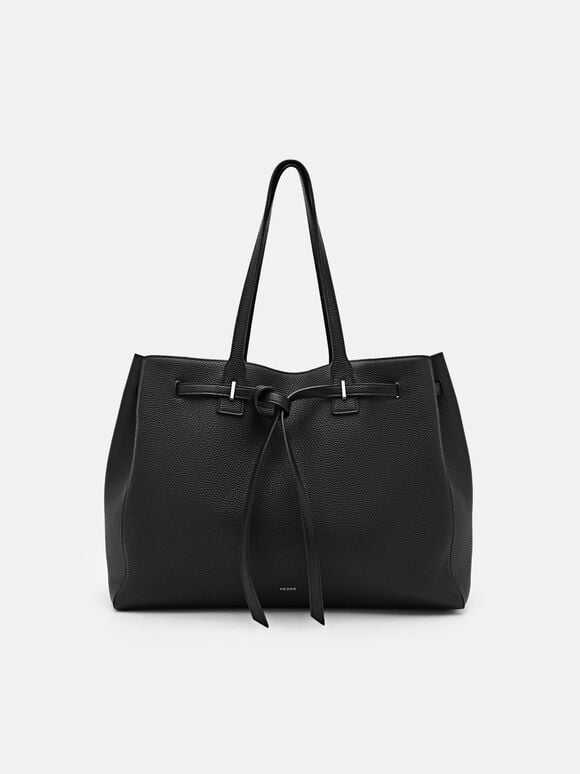 Tas Tote Kulit Oversized Demi, , hi-res
