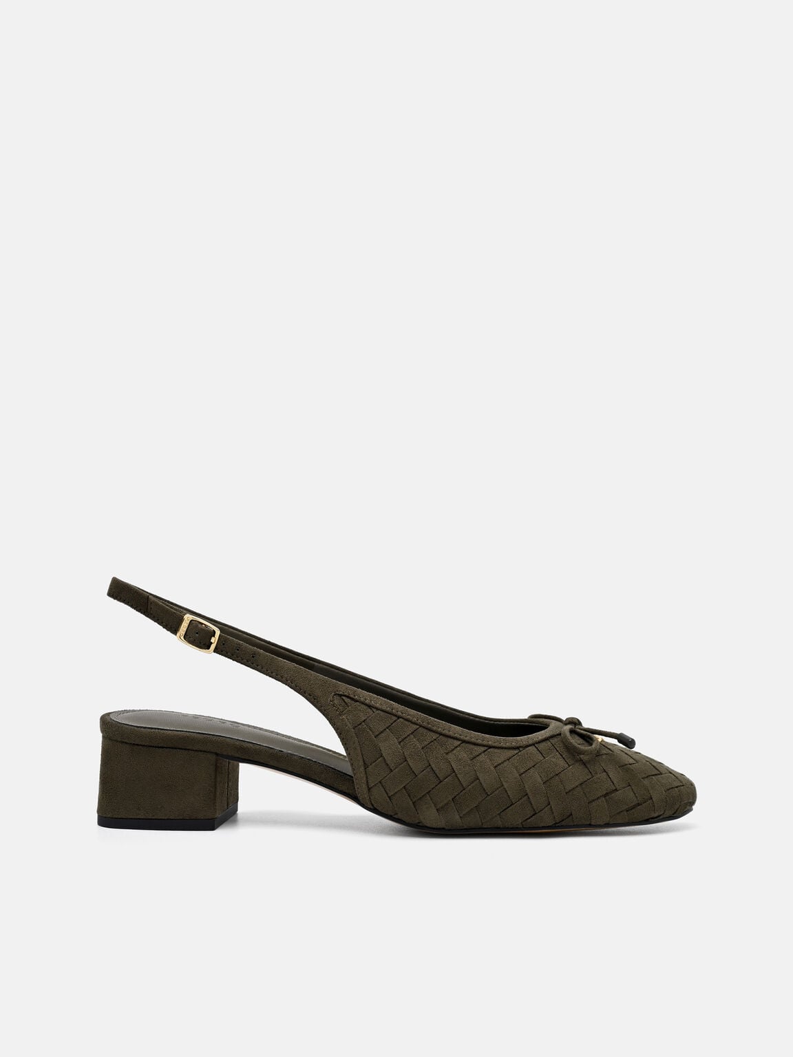 Sepatu Pumps Mary Jane Anyaman Anna, 