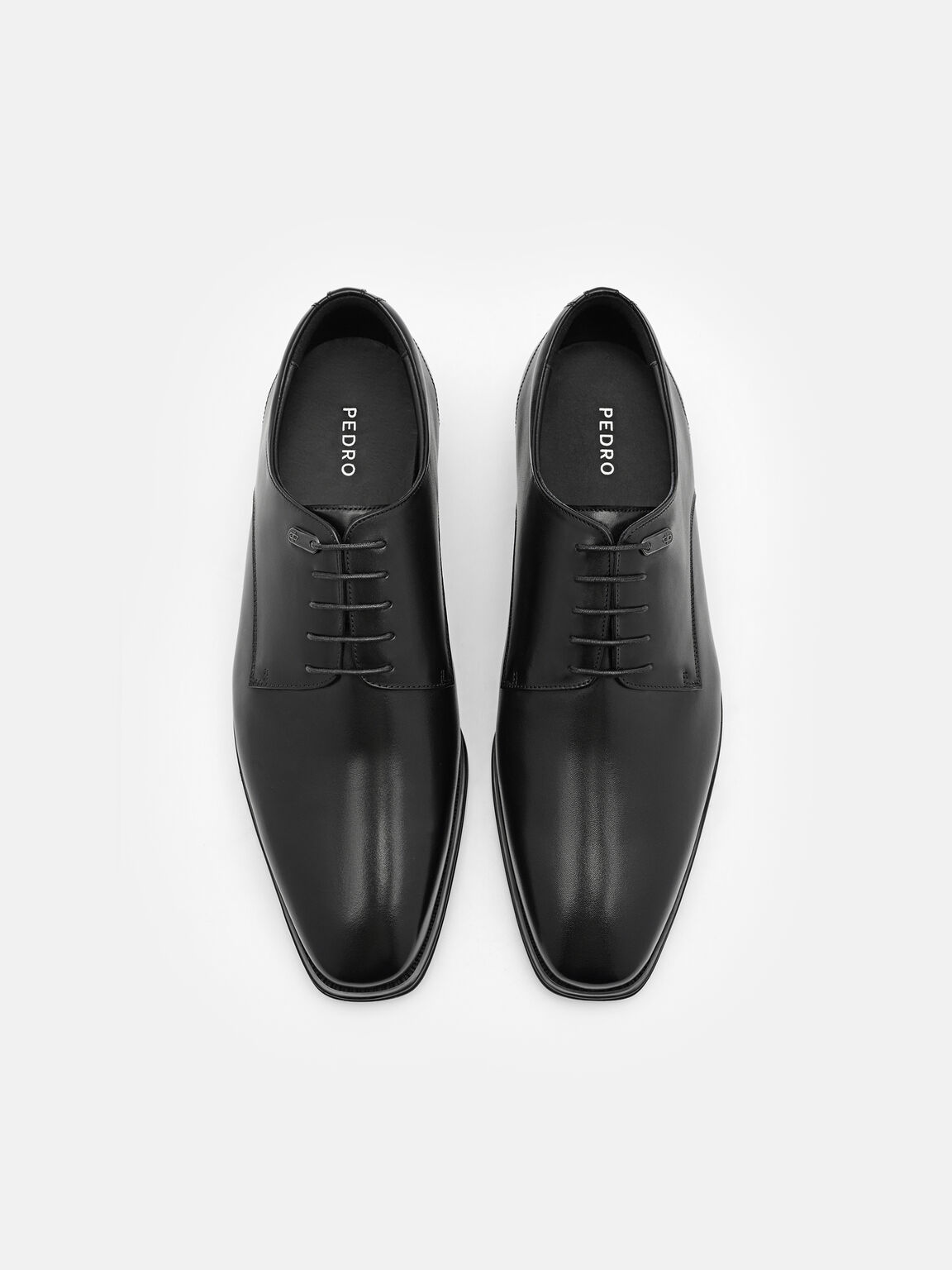 Sepatu Derby Kulit, , hi-res