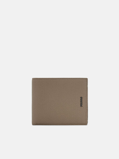 Embossed Leather Bi-Fold Wallet with Insert, 