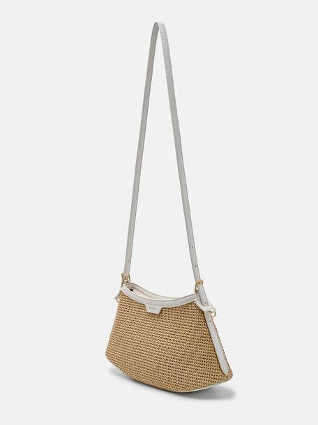 Nikki Raffia Shoulder Bag, , hi-res