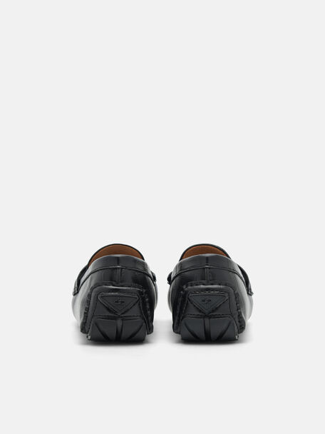 PEDRO Icon Leather Heel Sandals, Black PEDRO Icon Leather Heel Sandals, Black