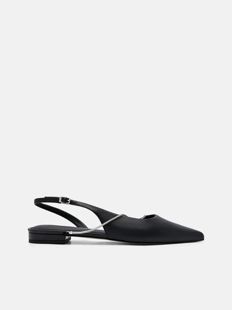 Marland Flat Ballerina Kulit, 