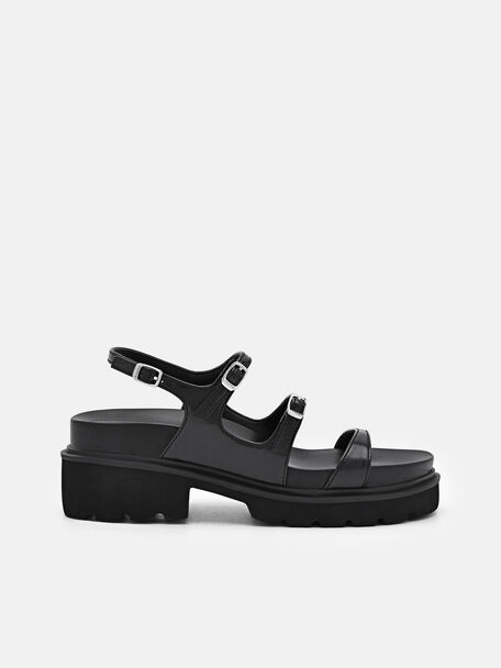 Sandal Slingback Chunky, 