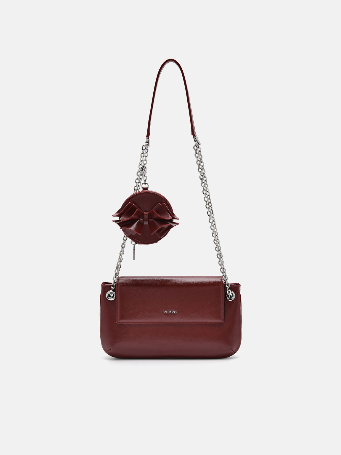 Textured Bow Phone Pouch, 