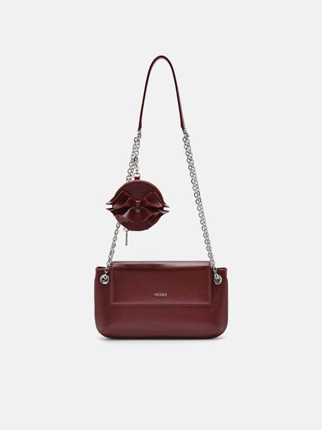 Pouch Ponsel Bow Bertekstur, 