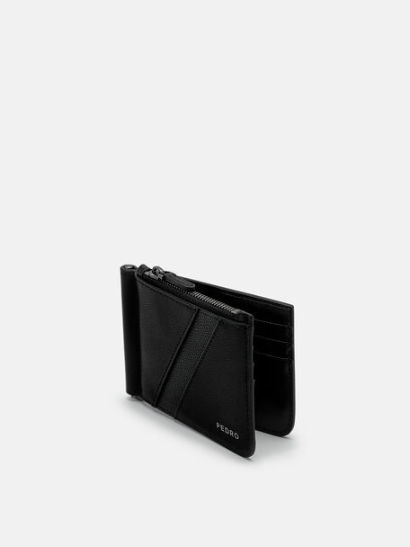 Leather Bi-Fold Money Clip, , hi-res