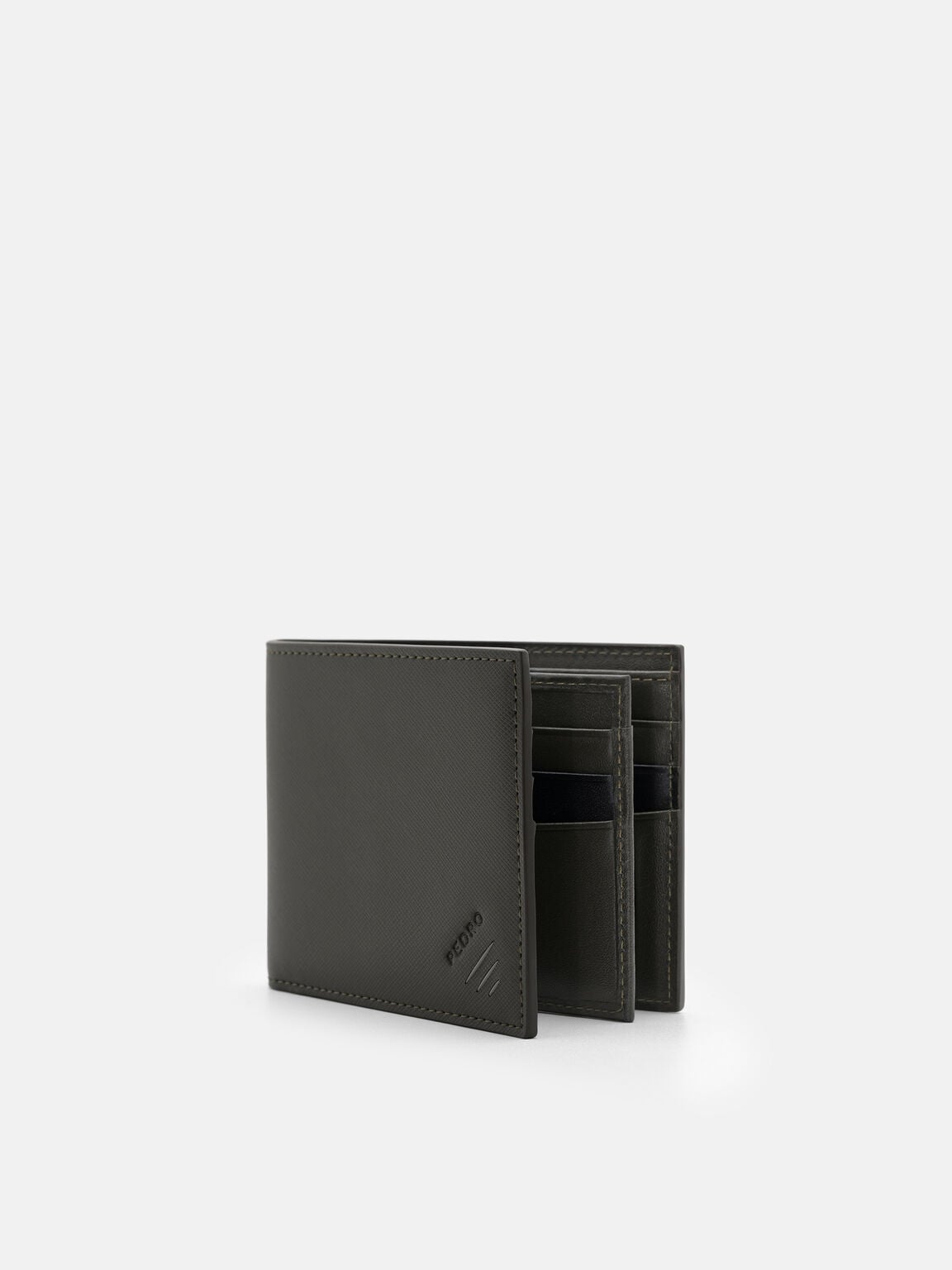 Leather Bi-Fold Flip Wallet, 