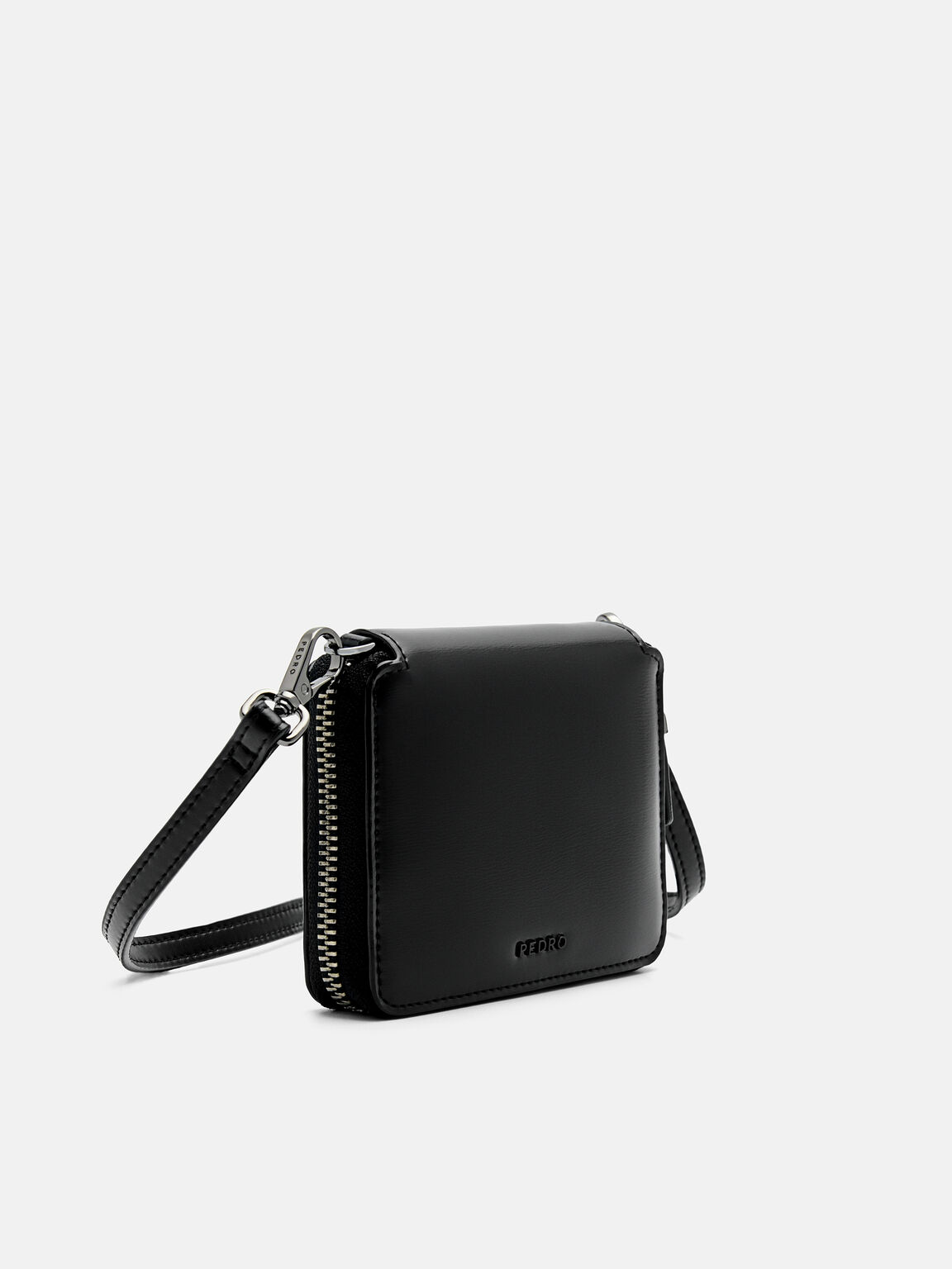 Pouch Mini Kulit Hitam, , hi-res