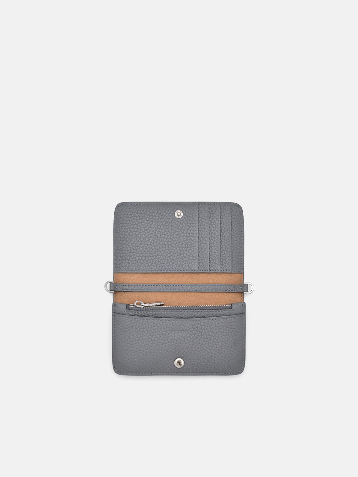 Embossed Leather Bi-Fold Wallet, , hi-res