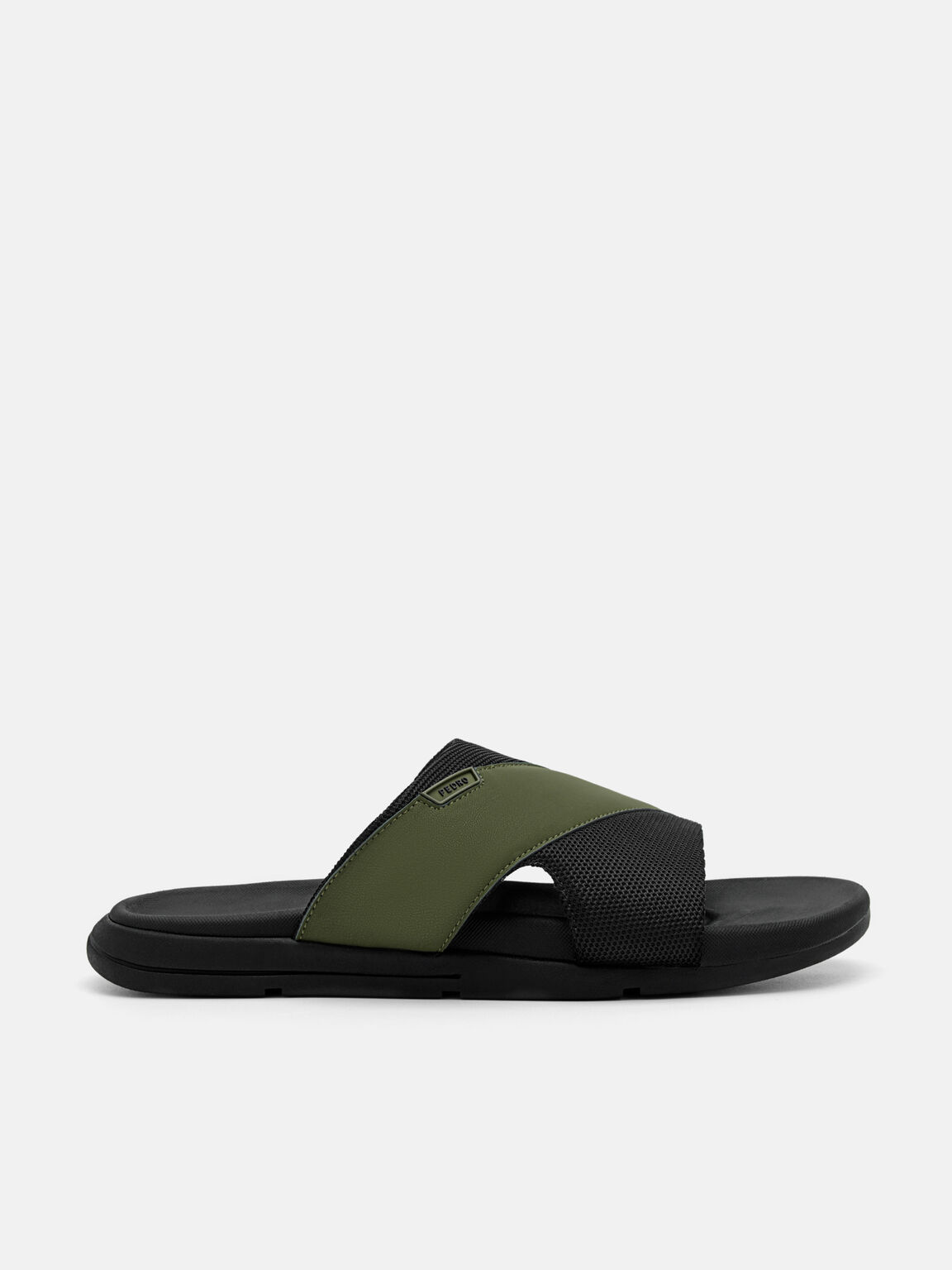 Mesh Slide Sandals, , hi-res