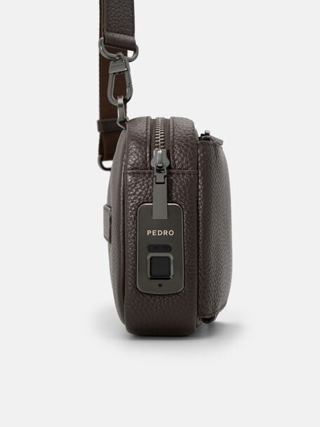 Fingerprint Lock Clutch Bag, , hi-res