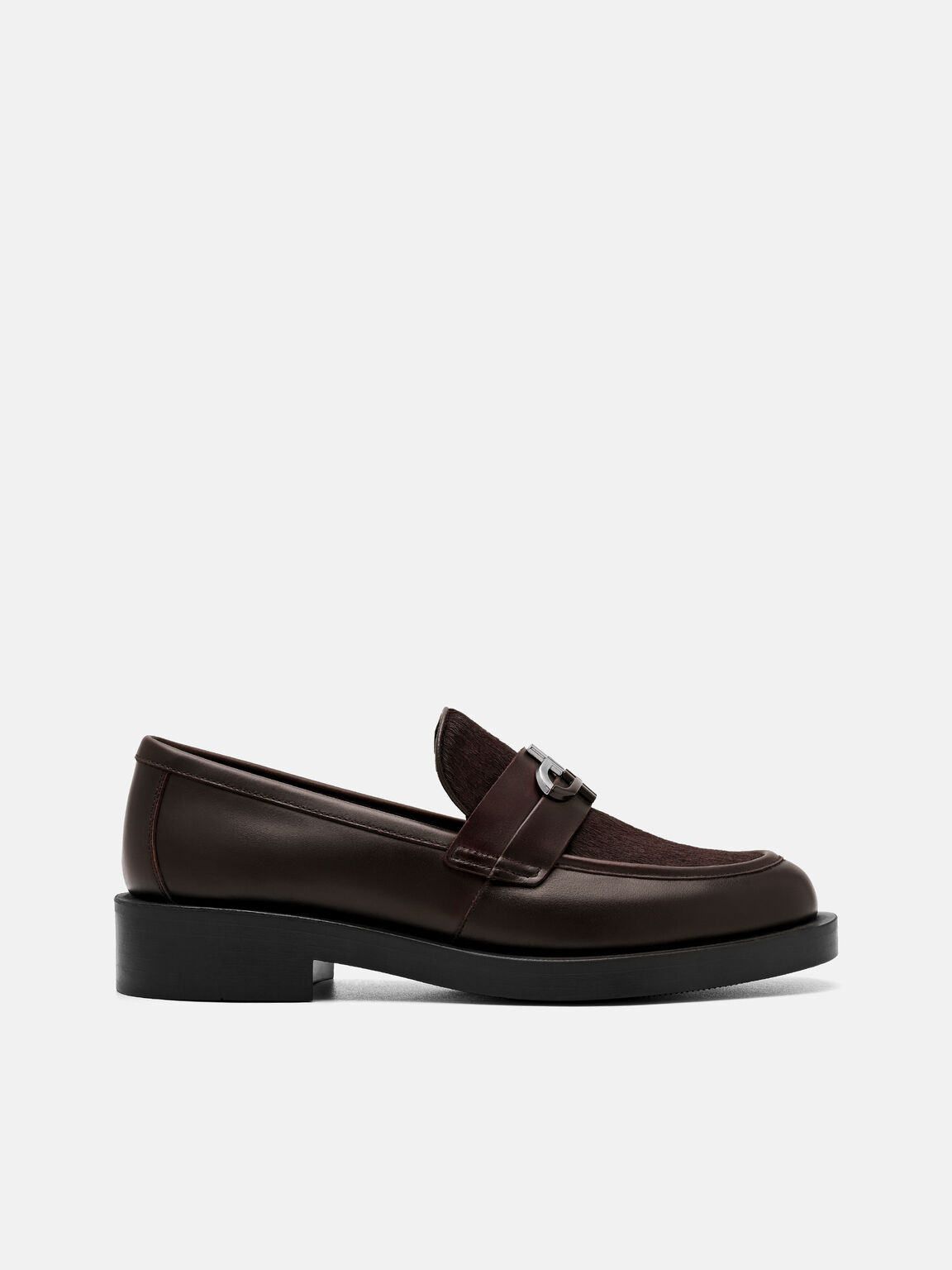 Loafer Duet Berbahan Calf Hair, , hi-res