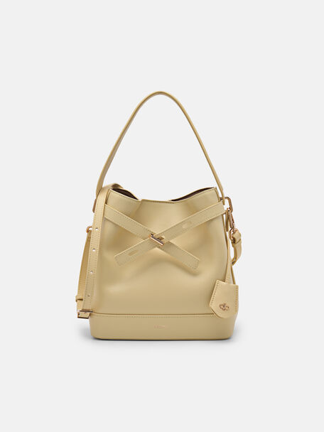 Tas Bucket Kulit PEDRO Studio Jennie, Yellow