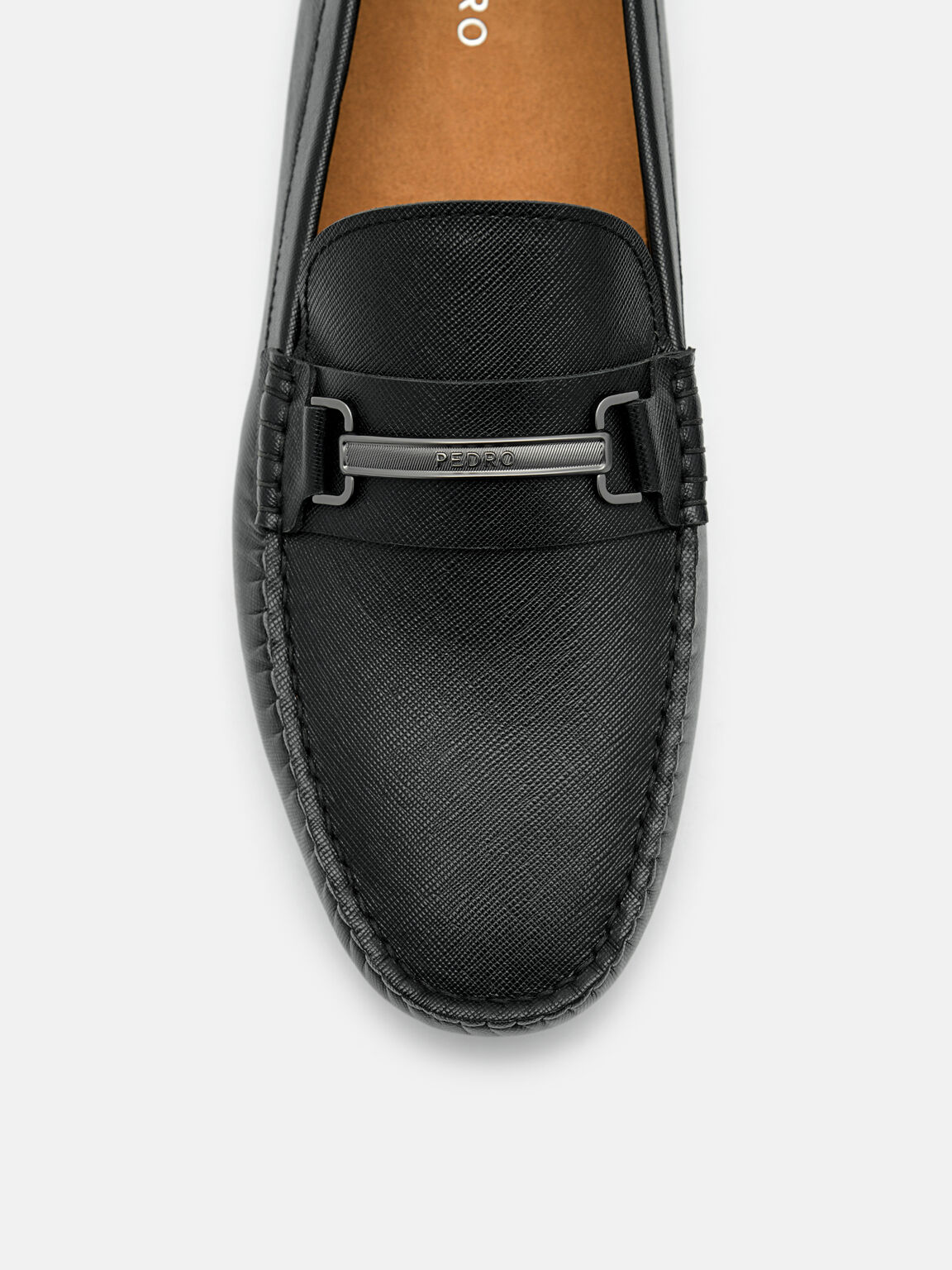 Sepatu Driving Kulit Horsebit, 