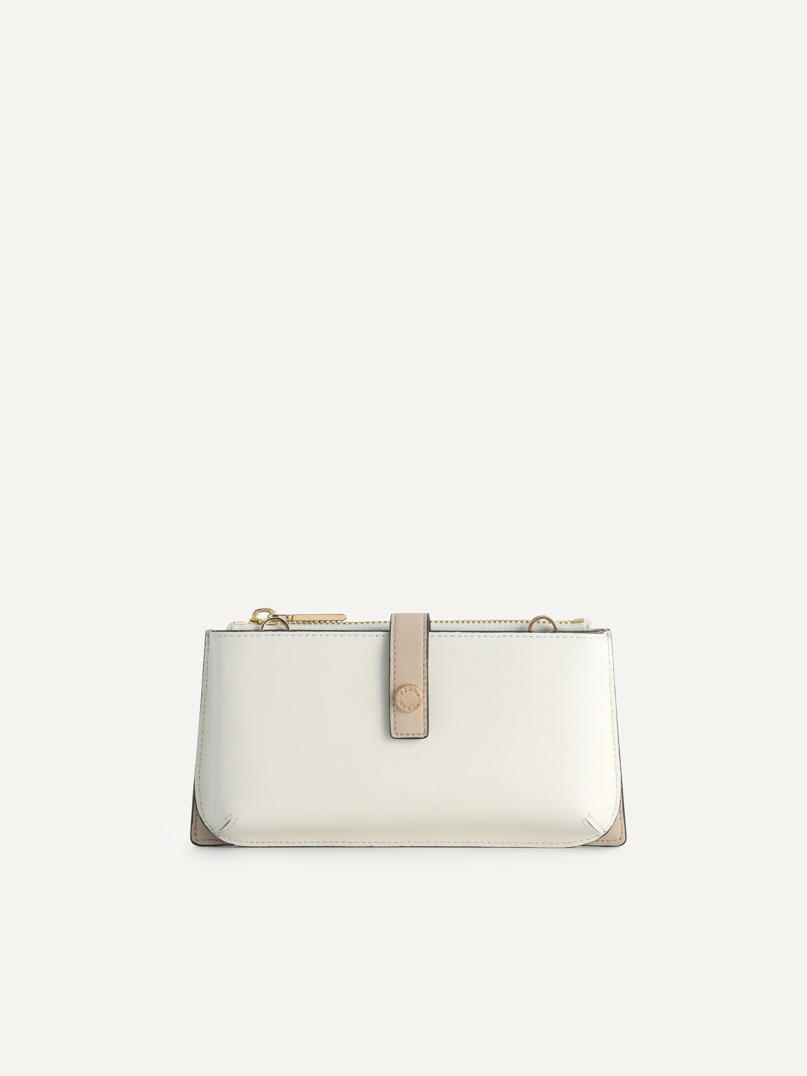 Textured Leather Phone Pouch, Multi, hi-res