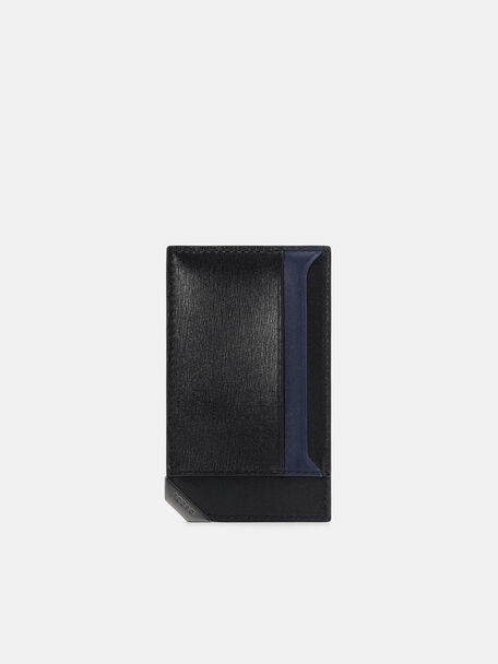 Embossed Leather Card Holder, , hi-res