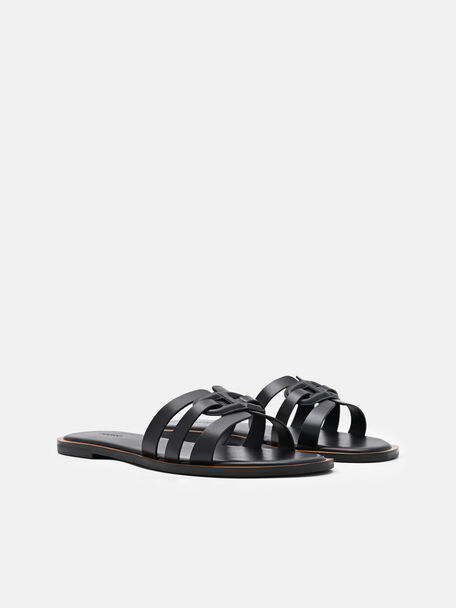 Carmel Sandal Slide Kulit, , hi-res