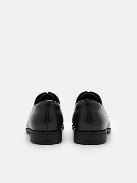 PEDRO Icon Leather Heel Sandals, Black