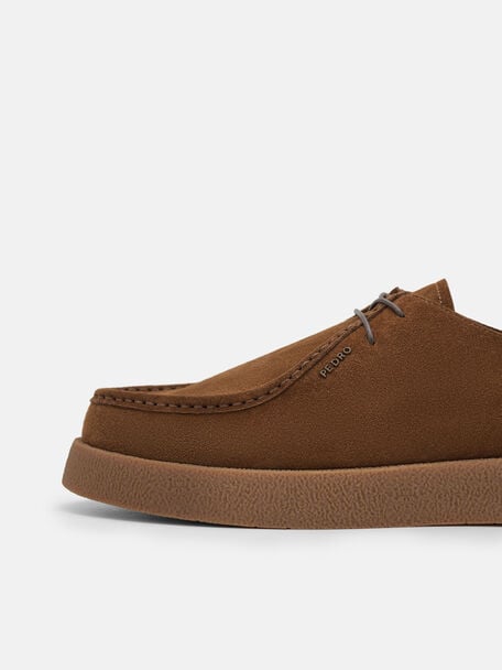 Waller Suede Derby Shoes, , hi-res