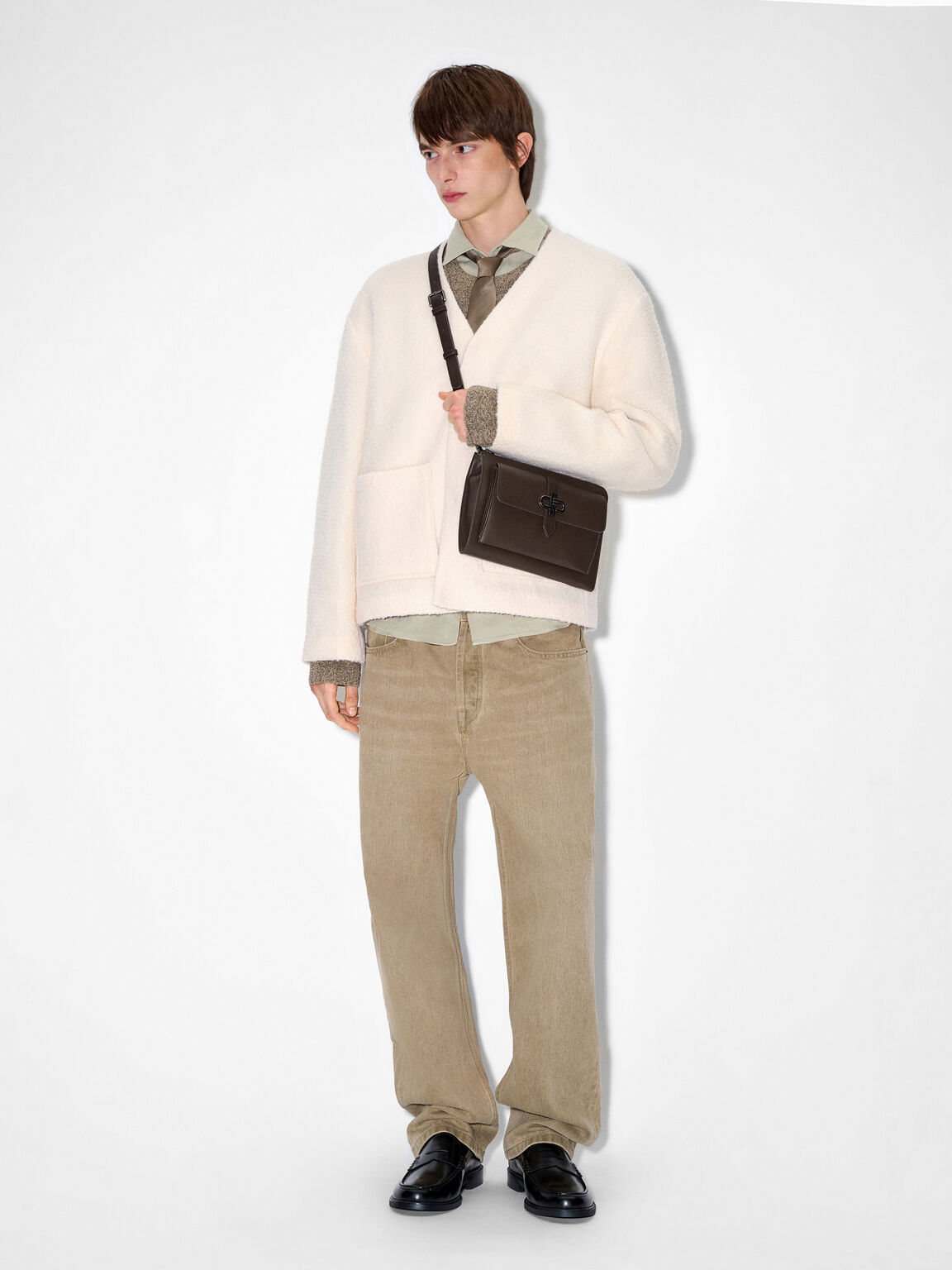 Tas Clutch Kulit Embossed, , hi-res