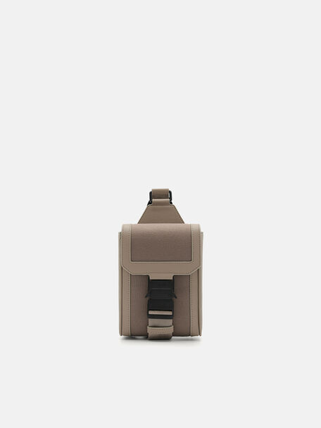 Track Sling Bag, Taupe, hi-res