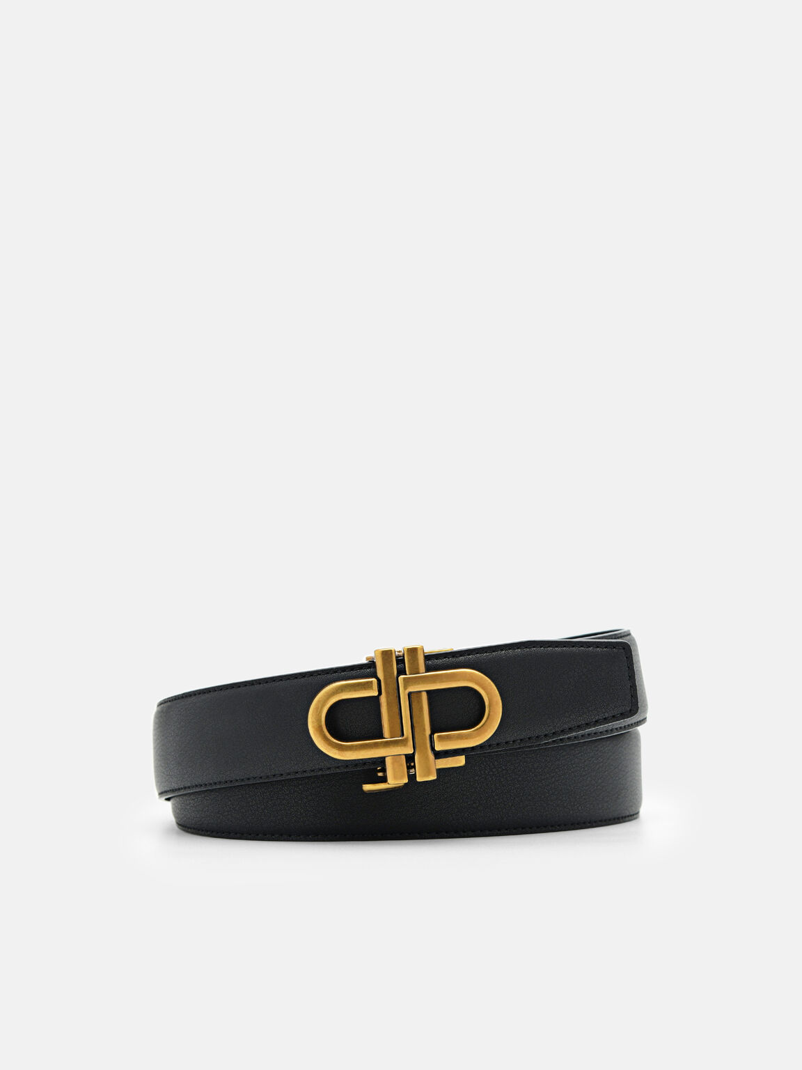 PEDRO Icon Leather Automatic Belt, Black, hi-res
