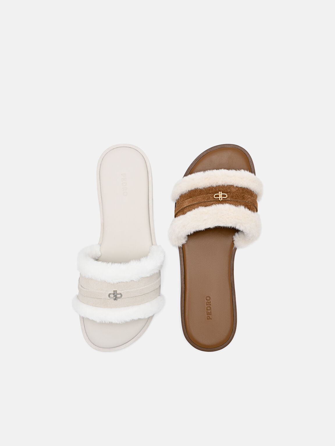 Sandal Slide Suede, , hi-res