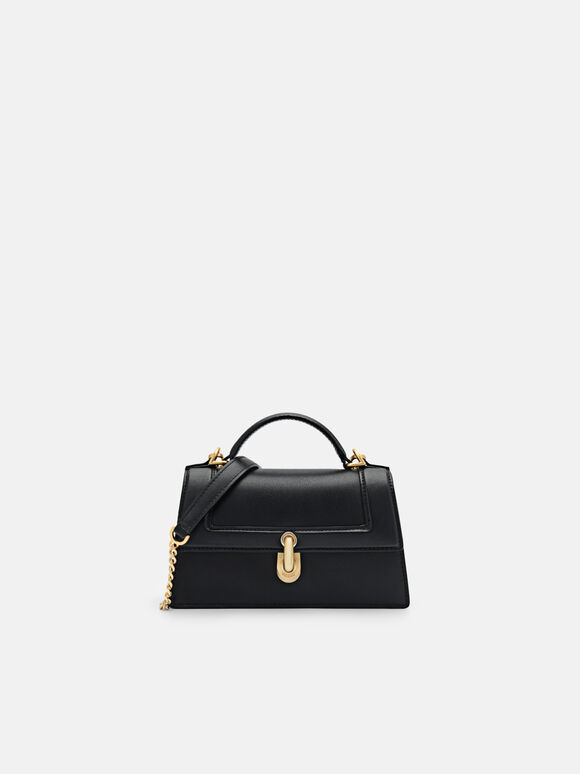 Talia Mini Handbag, Black, hi-res