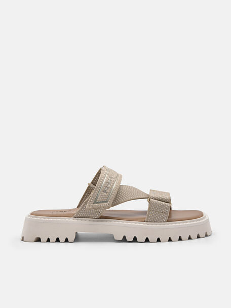 Ronni Knitted Sandals, Sand, hi-res