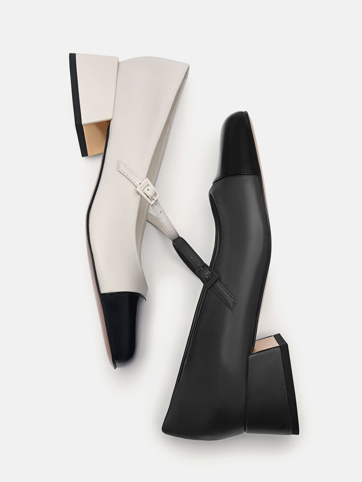 Bianca Leather Mary Jane Pumps, 
