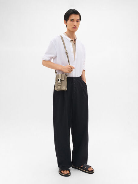 Tex Leather Sling Bag, , hi-res