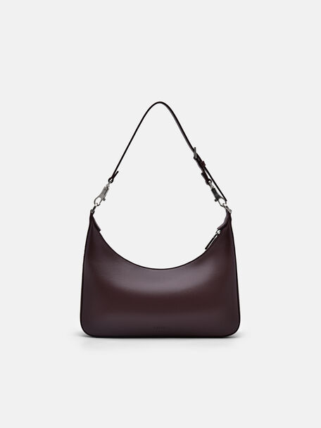 Leather Hobo Bag, , hi-res