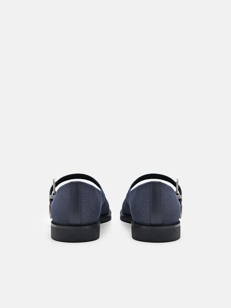 PEDRO Icon Leather Heel Sandals, Black