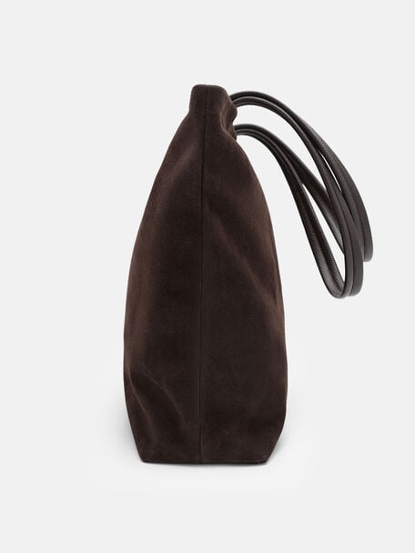 Asher Suede Tote Bag, 