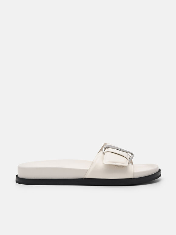 Alyda Slip-On Sandals, Chalk, hi-res