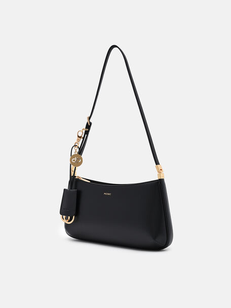 Jatte Leather Charm Shoulder Bag, , hi-res