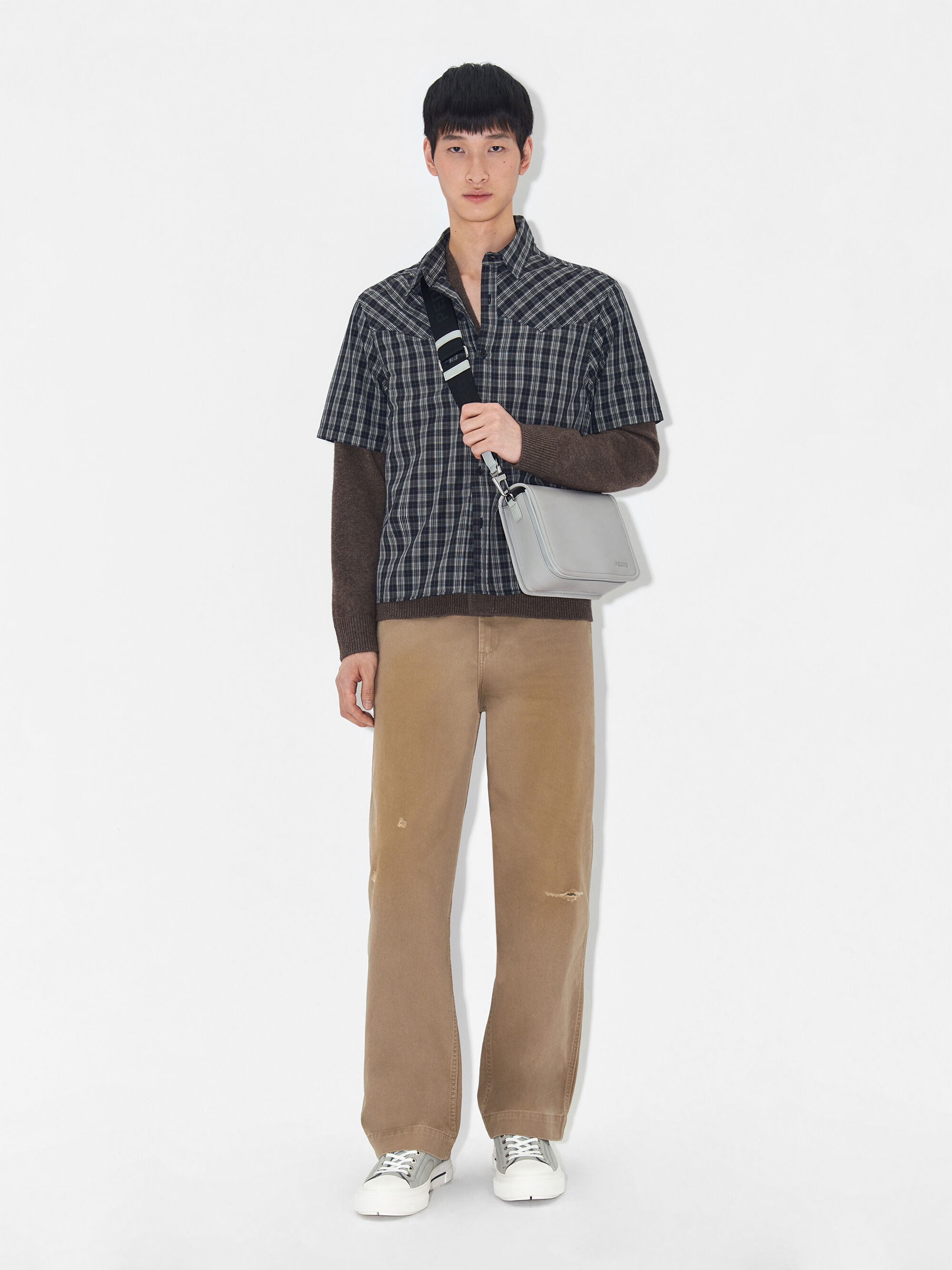 Light Grey Apollo Sling Bag - PEDRO ID