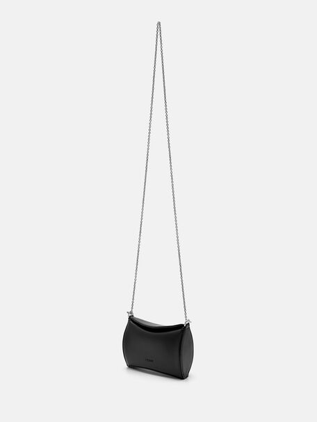 PEDRO Icon Leather Heel Sandals, Black