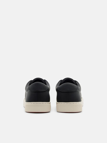 PEDRO Icon Leather Heel Sandals, Black